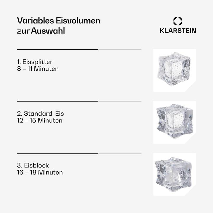 Produktbild Klarstein Eiswürfelmaschine