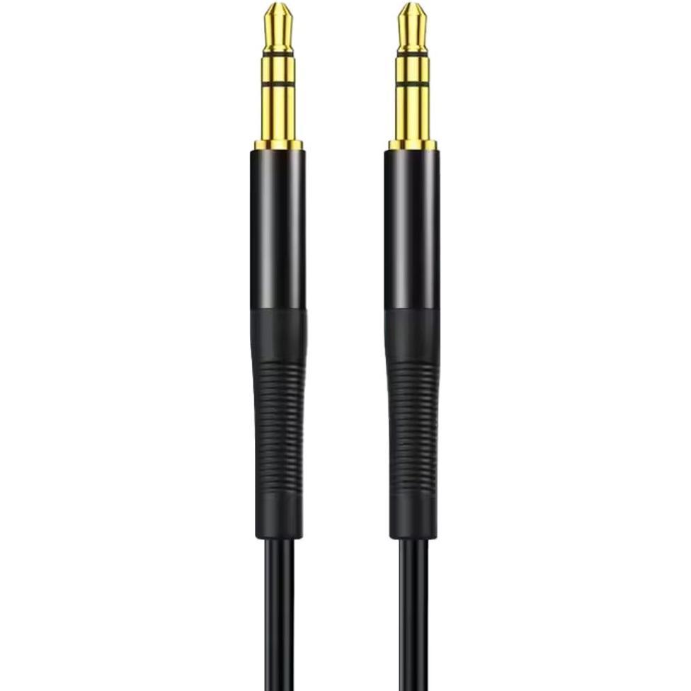 Nextbatt 3.5mm male to male AUX cable, 1m - Black (1 m), Cavo audio