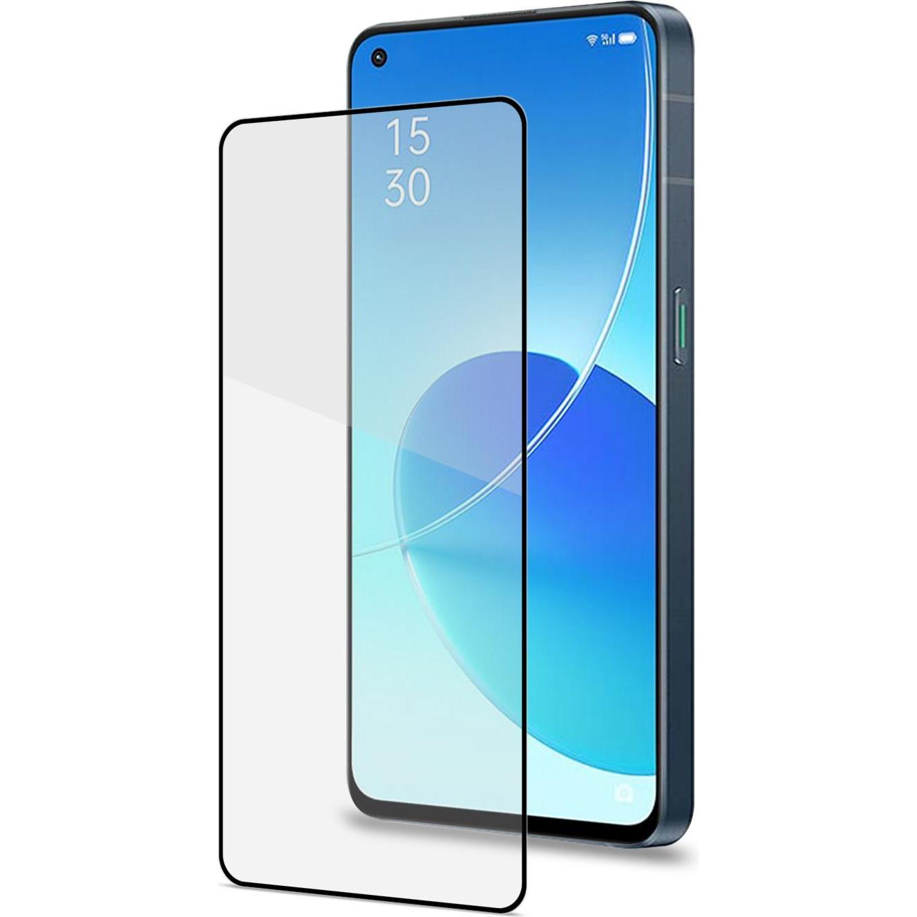 Celly Trasparente Vetro Pieno (1 Pz., Oppo Reno 6 5G), Pellicola Protettiva Smartphone,