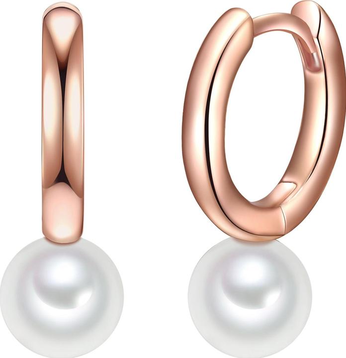 Immagine prodotto Valero Pearls Perle d'acqua dolce d'argento da donna coltivate in oro rosa - 11314 (Argento)