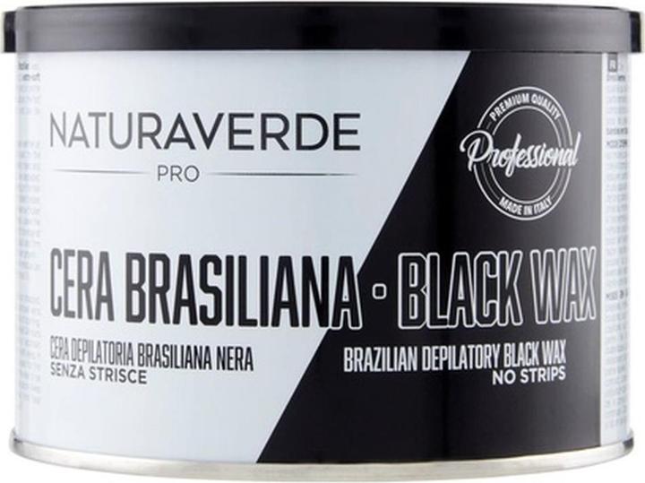 Naturaverde Brasilianisches Haarentfernungswachs Schwarz Löslich 400ml (400 ml, 1 x, 10 g)