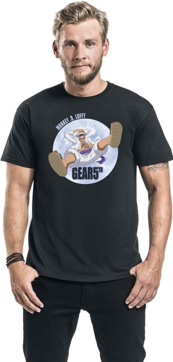 Produktbild ABYstyle One Piece T-Shirt (XL) Black New Fit Man: Gear 5th (XL)