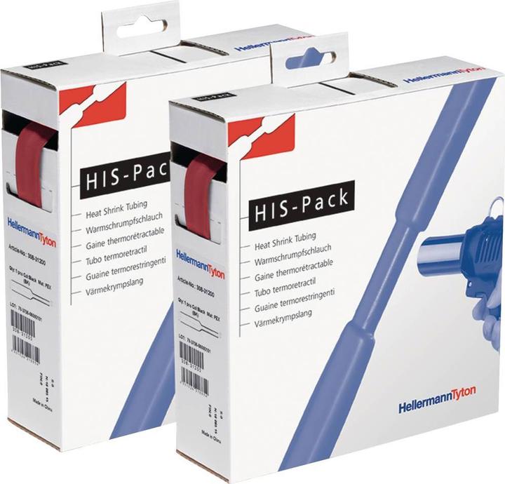 Produktbild HellermannTyton WarmschrumpfschlauchrotRolle (5 x)