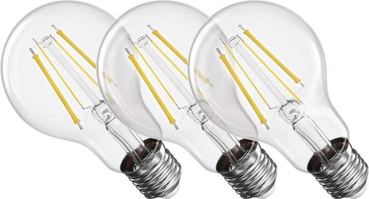 Actual product image Emos LED FLM A60 5,9W(60W) 806lm E27 WW 3PC (E27, 806 lm, 3x)