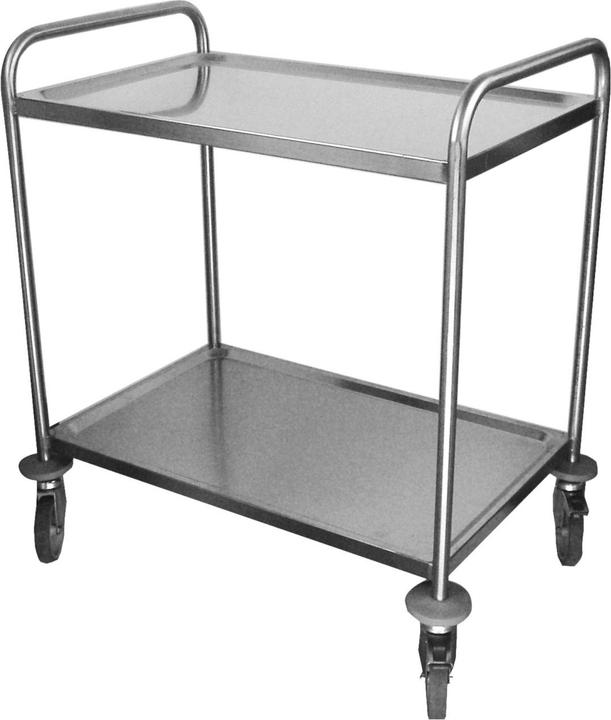 Actual product image GN Schalen Universal trolley stainless steel 80x50cm 2 shelves H93.5cm