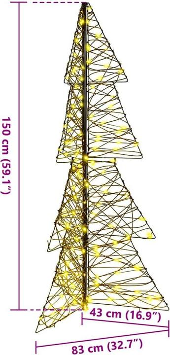 Image du produit vidaXL Weihnachtsbaum Dekoration