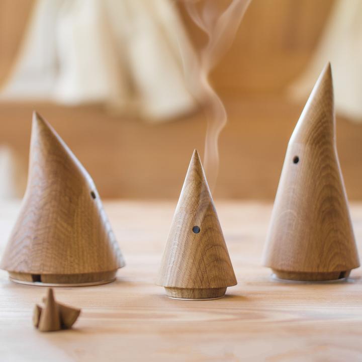 Image du produit Designimdorf Figurine en bois de nain d'encens