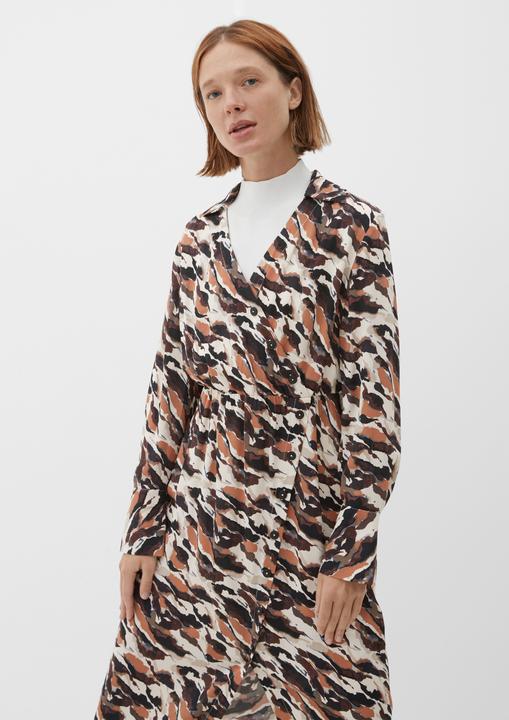 Image du produit s.Oliver Kleid Viskose-Kleid mit Knopfleiste (46)