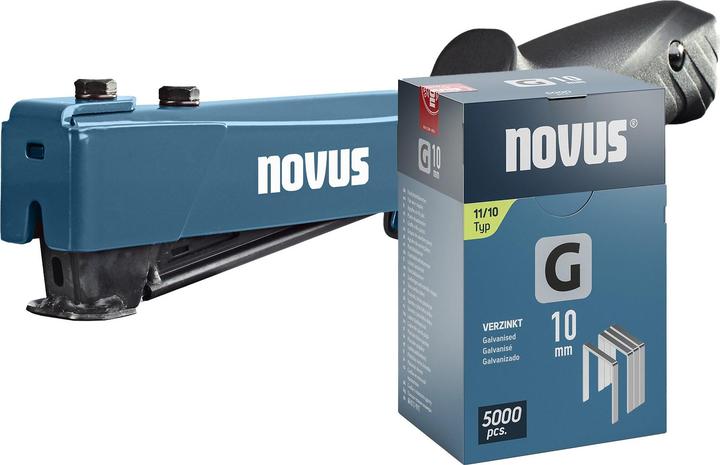 Actual product image Novus Tools 030-0465 Hammer tacker Staple type 11 Staple length 6 - 12mm