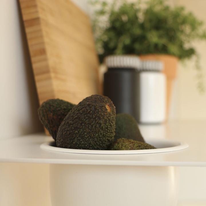 Actual product image Nichba Design Shelve01 Wall shelf with tray left (70 x 25 x 19 cm)