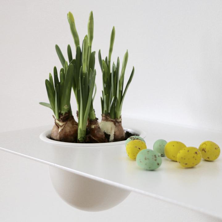 Actual product image Nichba Design Shelve01 Wall shelf with tray left (70 x 25 x 19 cm)