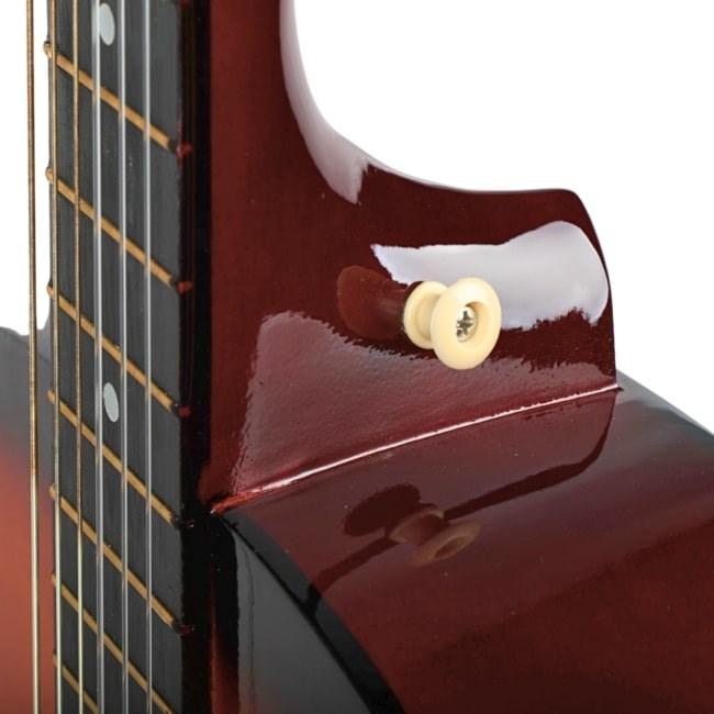 Actual product image Salvador Cortez SUPRIMO CGS2 SB - Gitara klasyczna 4/4 sunburst do nauki (Classical guitar, Body: lime wood, Ceiling: lime wood, Fingerboard: plastic, Frames: Lime wood, Neck: Okoume, Saddle: ABS)