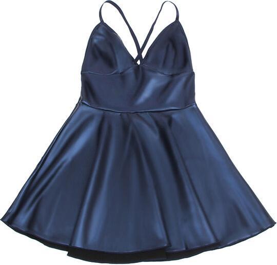 Produktbild Subblime - 955410 KLEID MIT BLAUEN LEDERTRÃ„GERN S/M (S, M)