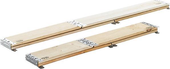 Actual product image kaiserkraft Wooden stacking frame for pallet in Euro format