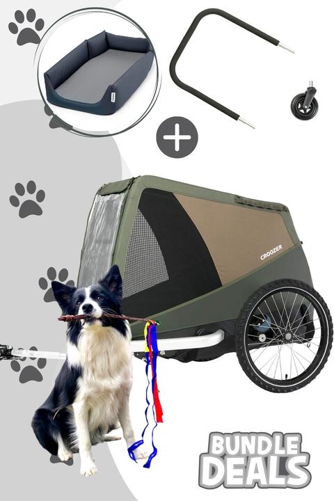 Actual product image Croozer Dog Mikke Easy Start Bundle inkl. Mikke Hundebett und Buggy Set