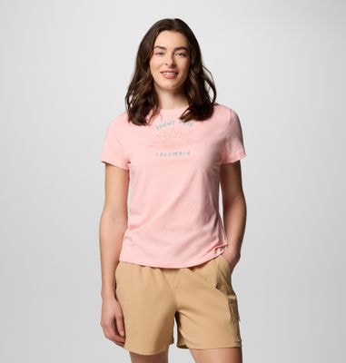 Actual product image Columbia Women's Ruby Springs™ Graphic Fitted Technical T-Shirt (XL)