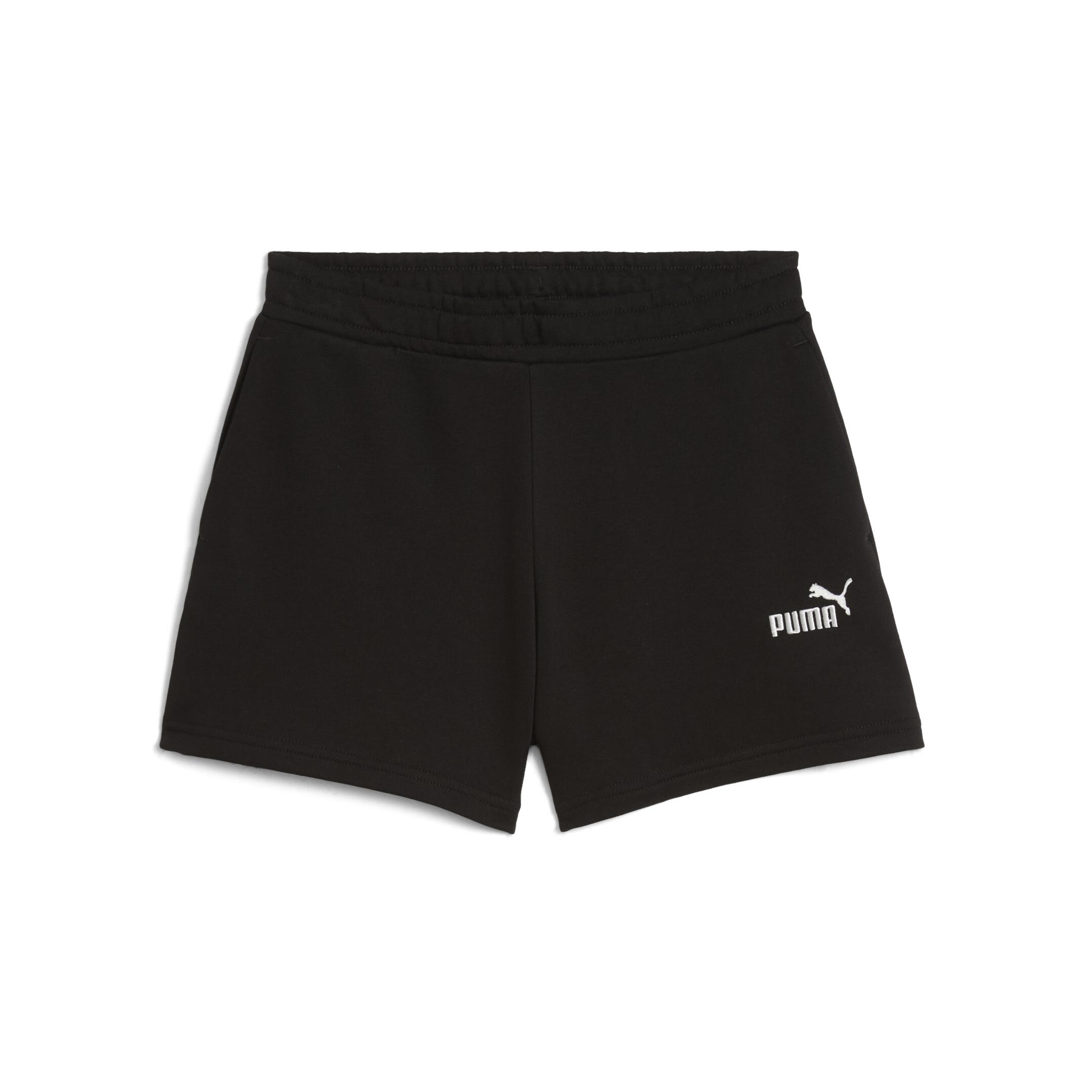 Puma, Meisjes, Sportbroek, Ess Kleine Nr. 1 Logo Korte Broek Tr G (128), Zwart