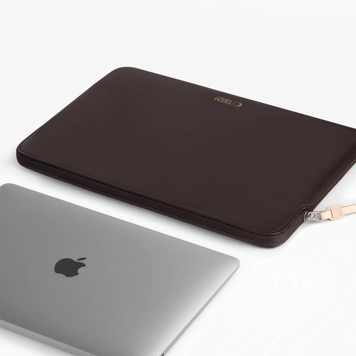 Productafbeelding Tech-Protect Fleece-Laptoptasche 15-16 - Braun (16")
