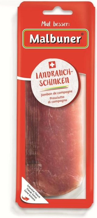 Produktbild Malbuner Aufschnitt Landrauchschinken 80 g (80 g)