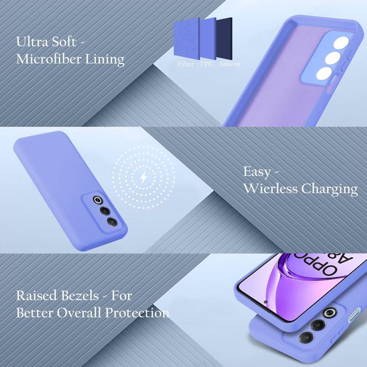 Image du produit Cadorabo Coque pour Oppo A80 TPU Liquid Silicone Case (Oppo A80)