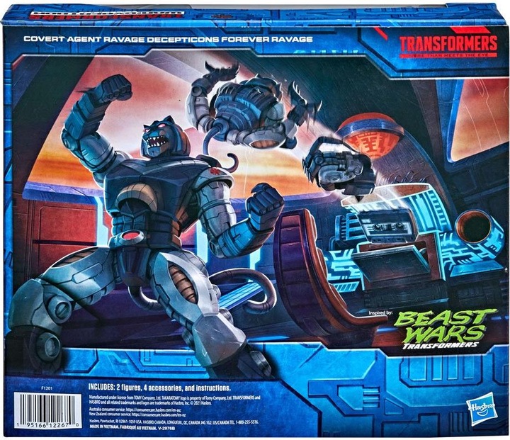 Produktbild Hasbro Beast Wars: Transformers WFC Actionfiguren Covert Agent Ravage & Decepticon Forever Ravage