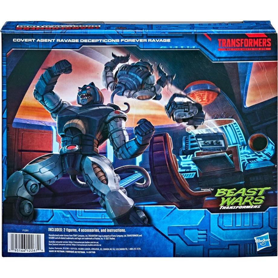 Thumbnail - Hasbro Beast Wars: Transformers WFC Actionfiguren Covert Agent Ravage & Decepticon Forever Ravage