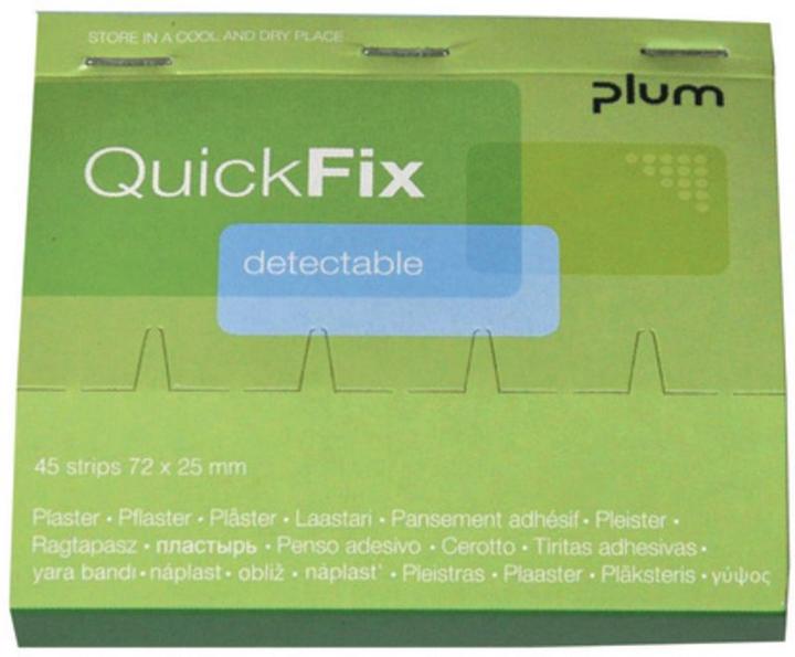 Actual product image Plum Detectable plaster refill pack, for QuickFix (45x)