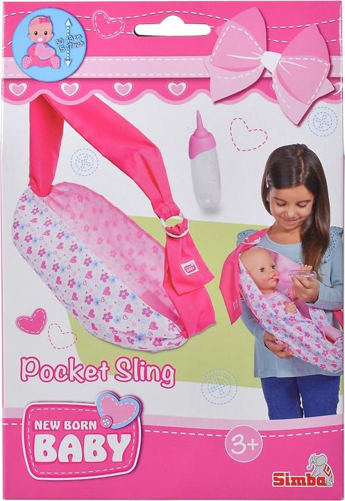 Actual product image Simba NBB doll carrier bag