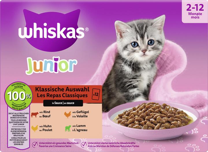 Produktbild Whiskas Multipack (Junior, 12 Stk., 85 g)