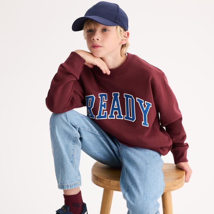 Produktbild La Redoute Collections Sweatshirt mit Aufdruck (152)