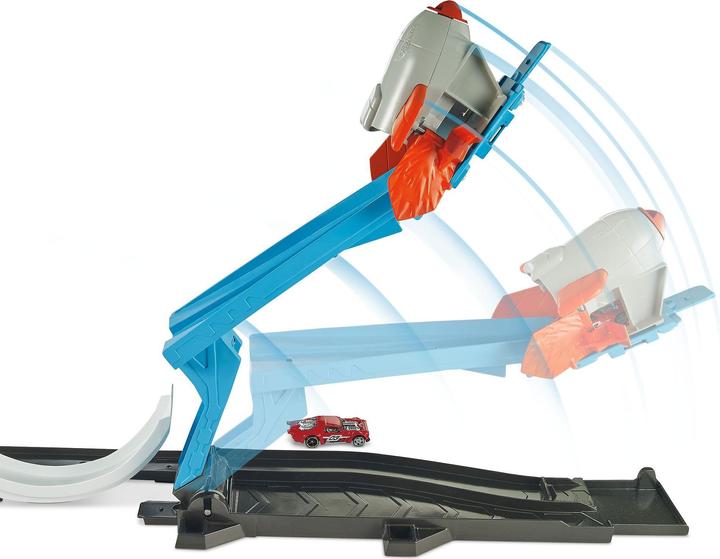 Actual product image Hot Wheels Stunt Builder Rocket Launch Challenge