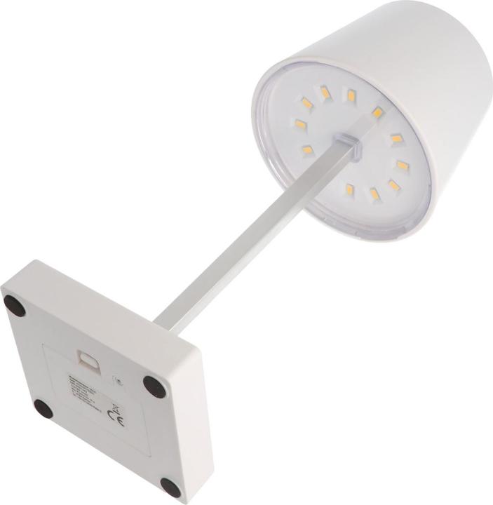 Image du produit AccuCell Lampe de bureau LED tactile, blanc chaud, avec batterie