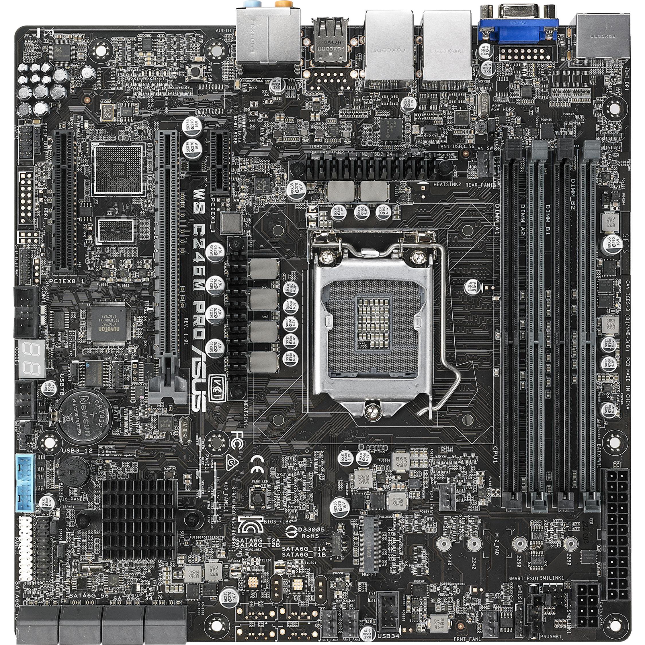 ASUS C246M PRO (LGA 1151, Intel C246, mATX), Mainboard