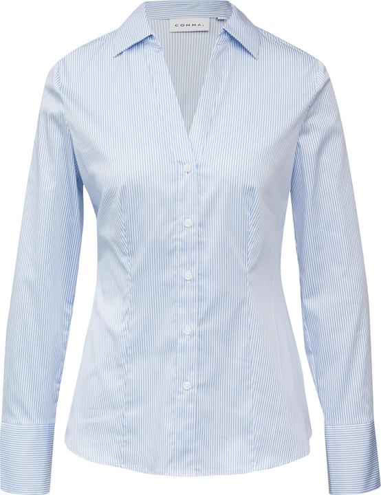 Immagine prodotto Comma Bluse Feminine Baumwollbluse mit Kragen und V-Ausschnitt (46)