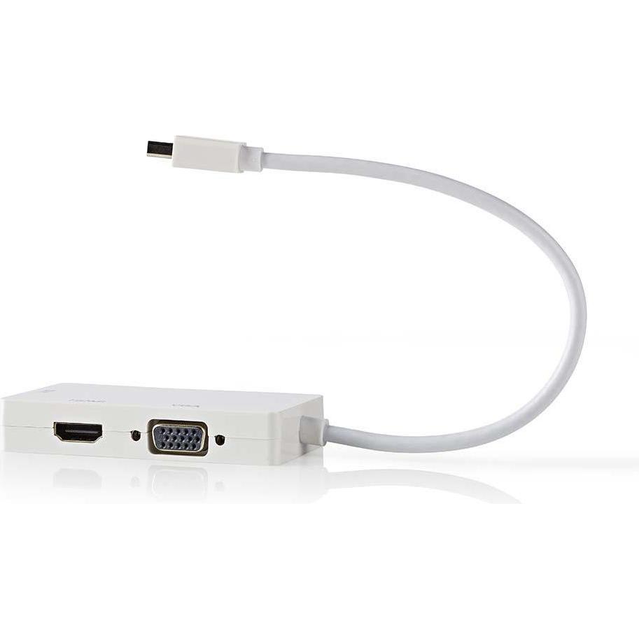 Nedis Cavo adattatore multiplo (0.20 m), Cavo video, Bianco