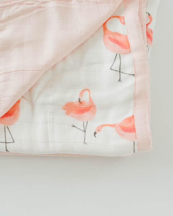 Actual product image little unicorn Deluxe Muslin Quilt (120 x 120 cm)