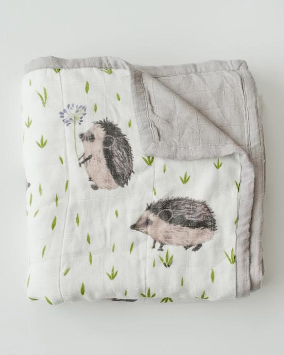 Actual product image little unicorn Deluxe Muslin Quilt (120 x 120 cm)
