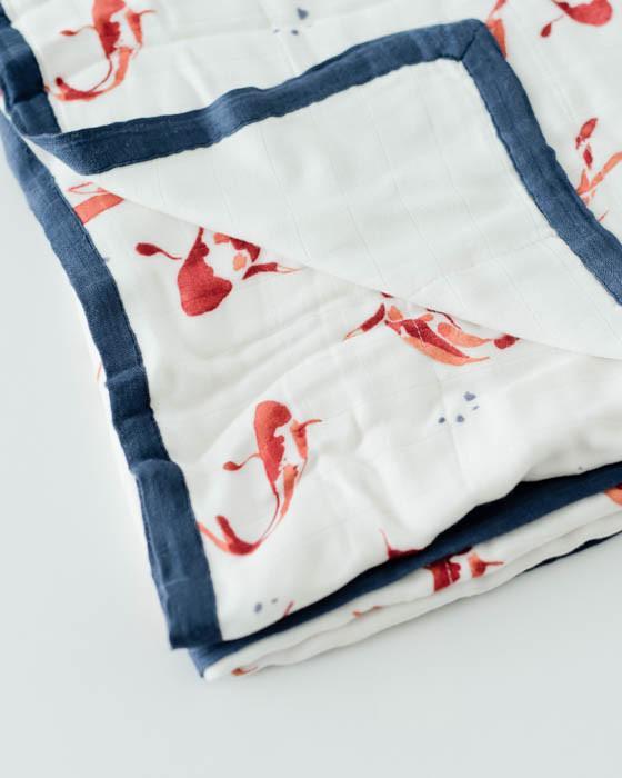 Actual product image little unicorn Deluxe Muslin Quilt (120 x 120 cm)
