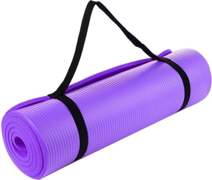 Immagine prodotto Stride Fitness Yogamatte Pilates Gymnastikmatte Lila 183x61x1cm (10 mm)