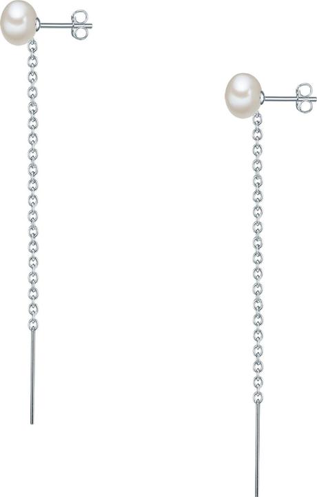 Produktbild Valero Pearls Damen Sterling Silber Süsswasser-Zuchtperlen silber - 24443 (Sterling Silber)