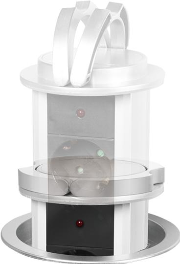 Image du produit LogiLink Unité de prise Pop-Up (3 x, CEE 7/3, 1.80 m)