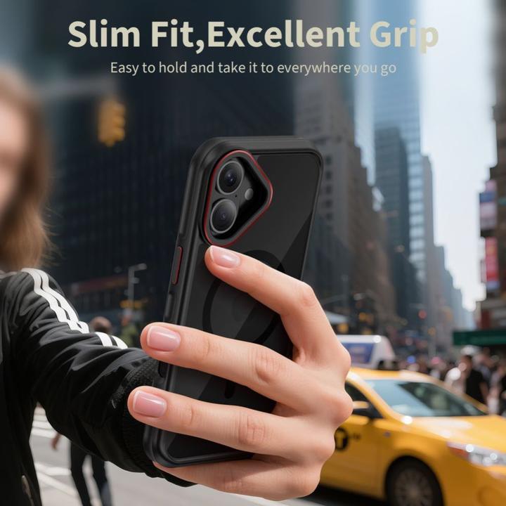 Produktbild Tech-Protect Maghybrid Magsafe Iphone 17 Schwarz/Rot (Apple iPhone Air)