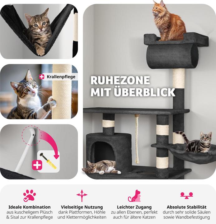 Actual product image tectake Stokeley (141 cm, Black)