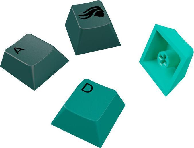 Immagine prodotto Glorious Keycaps GPBT Gradient, Layout ANSI (US), PBT, Dye-Sub - RainforestGlorious GPBT Gradient Ke