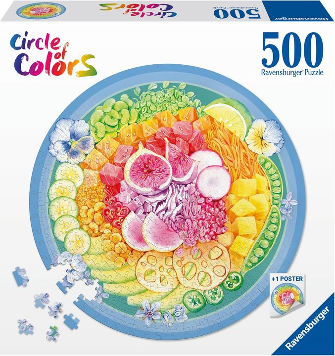 Ravensburger Circle of Colors Poke Bowl (500 Teile)