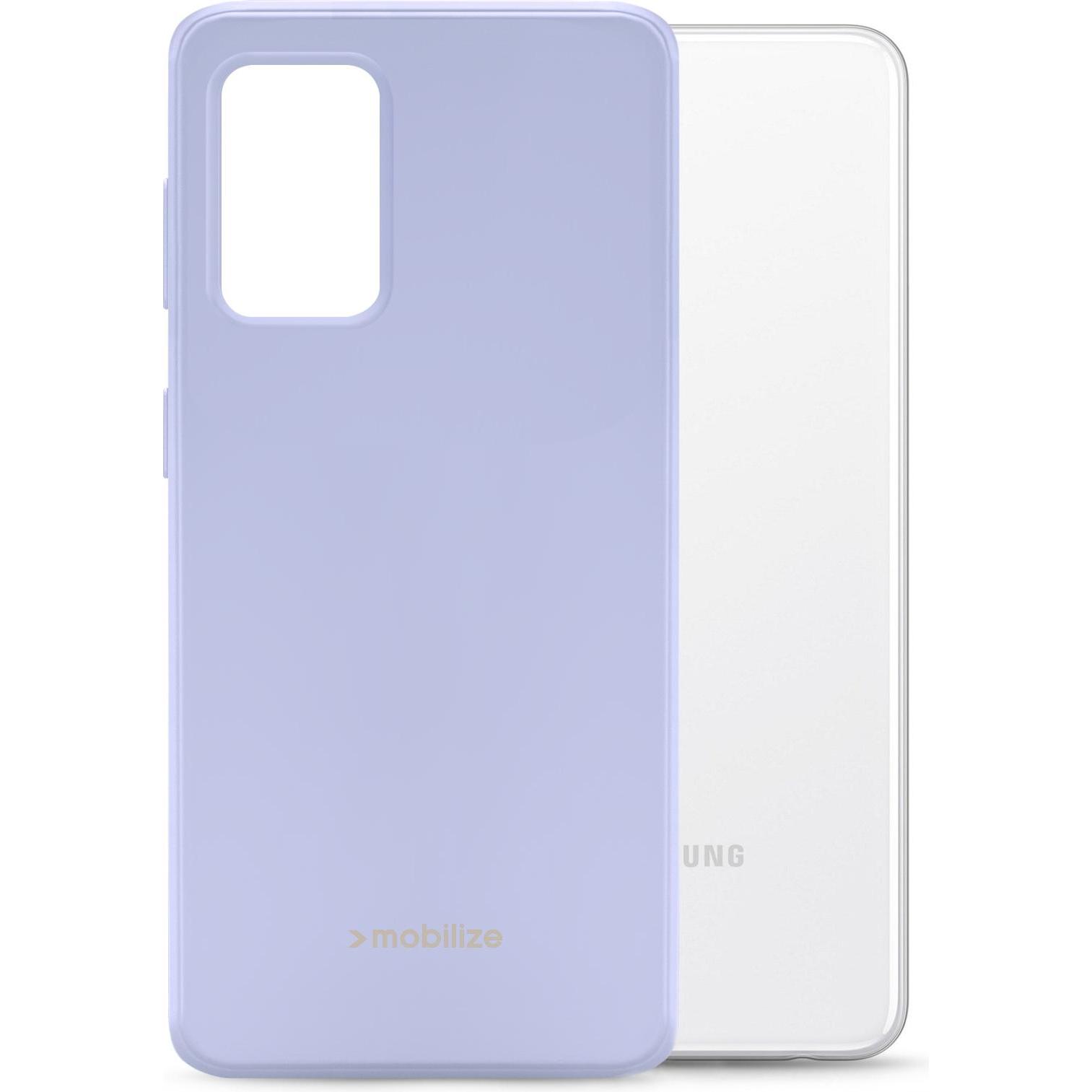 Mobilize Gummi-Gelly-Hülle (Samsung Galaxy A32 5G), Smartphone Hülle, Violett