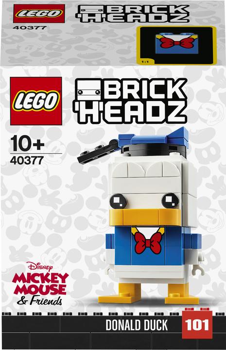 Image du produit LEGO BrickHeadz - Donald Duck (40377, LEGO difficiles à trouver, LEGO Brickheadz)
