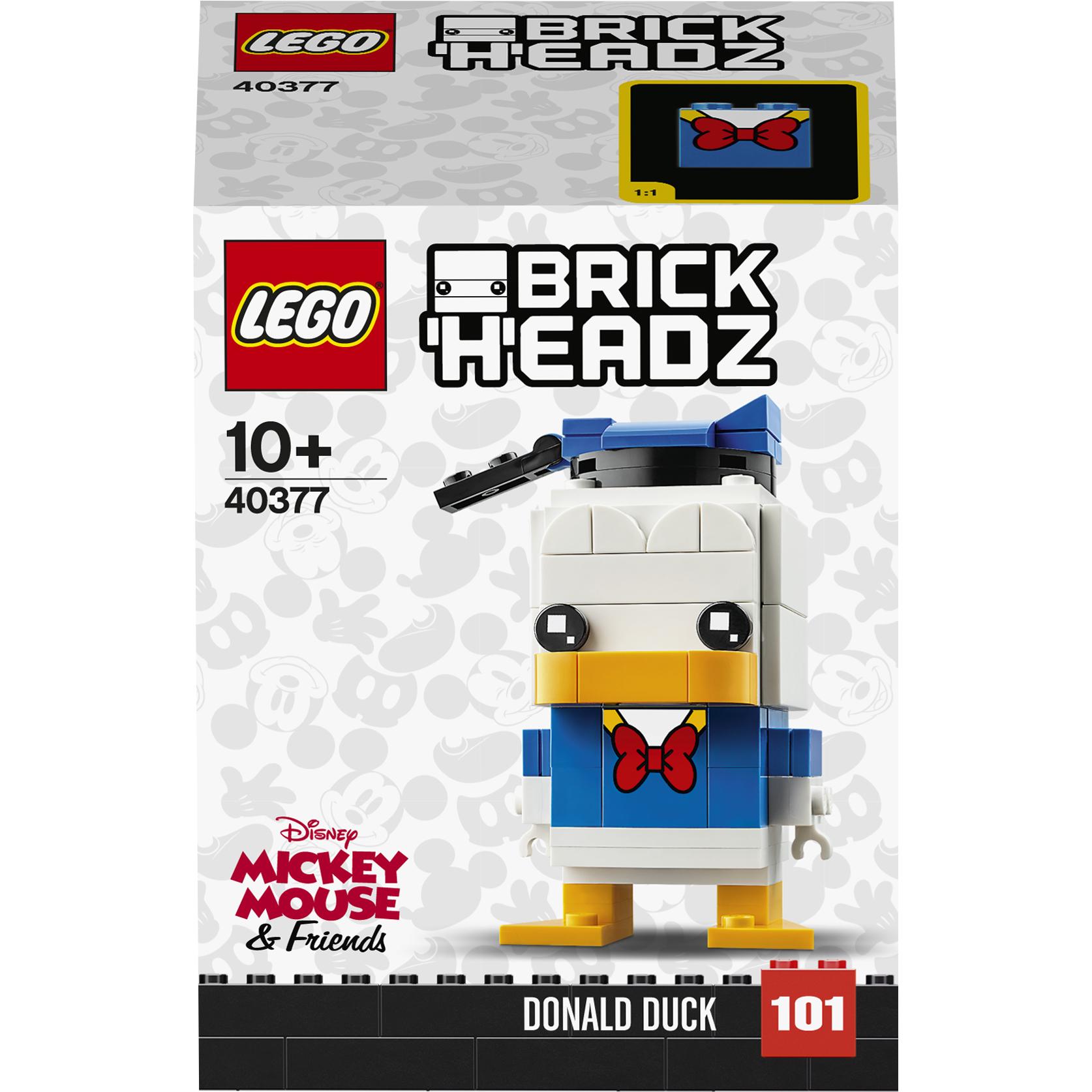 LEGO BrickHeadz - Paperino (40377, LEGO Brickheadz, Set LEGO rari)