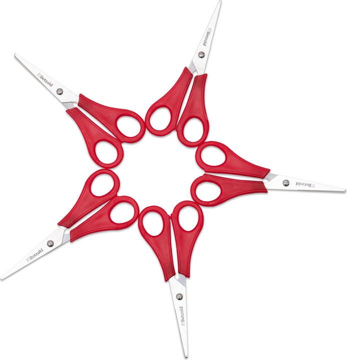 Image du produit Betzold Ciseaux de bricolage,pointus, droite, 5 pièces (10 cm)