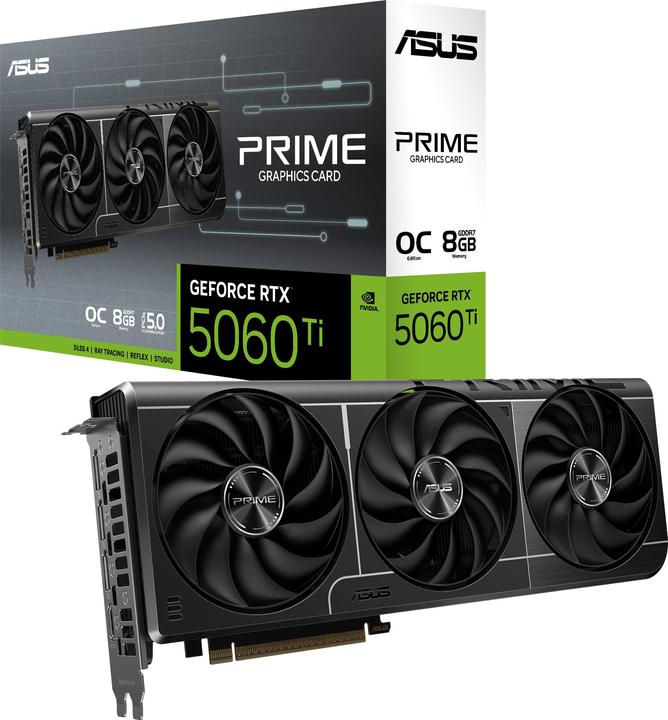 Image du produit ASUS Prime GeForce RTX 5060 Ti OC (8 Go)